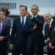 Illustration for article titled Watch This Lame NATO Flyover As Obama, Cameron & Others Look On